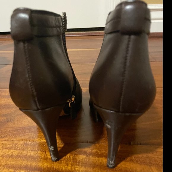 Coach Brown Leather Booties - Picture 4 of 6